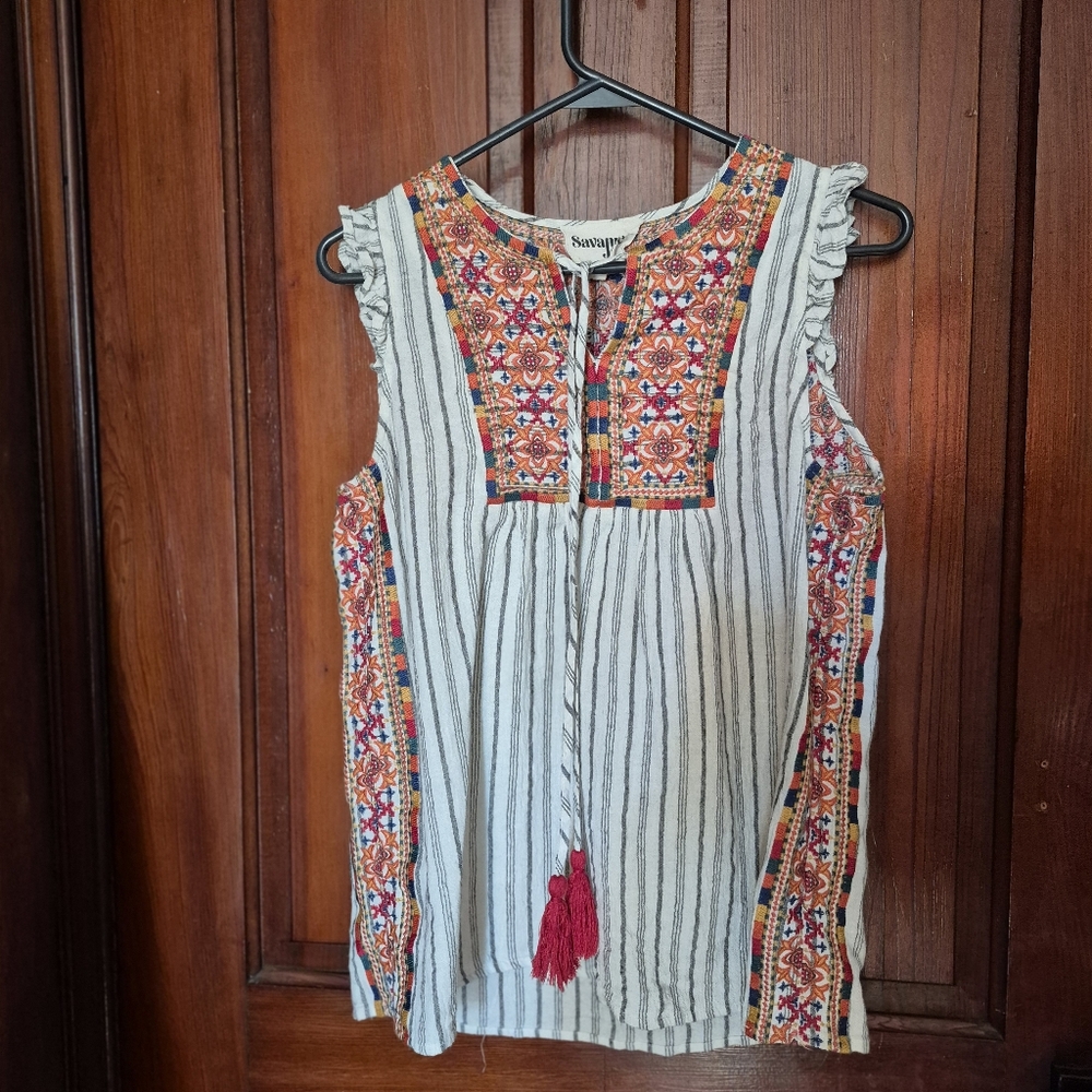 Savanna Jane Sleeveless Top Small